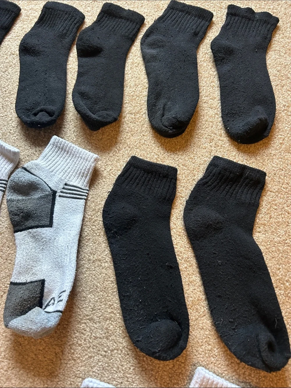 Eight pairs of boys socks